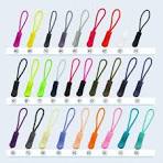 Cord Head Logo Pvc Plastic Rubber Slider Cord Zipper Puller