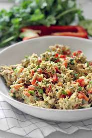 Fiesta Avocado Chicken Salad No Mayo Dairy Free Bowl Of Delicious