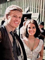 Robert Redford and Natalie Wood on the set of This Property Is Condemned