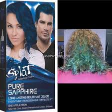 Splat Hair Color Sapphire Blue Comes Out Blue Oct 19 2019 Pissed Consumer