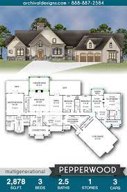 Pepperwood House Plan Multigenerational House Plans Multigenerational House House Plans