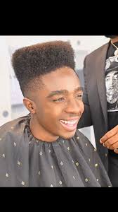 The year is 1986, in Hawkins, Indiana. Lucas Sinclair needs a break from  all of this Vecna madness and stops by the barbershop for a fresh cut from  @thetariqnevar 💈 🔥, Would you want to fight a war ...