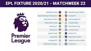Premier league clubs are permitted to conduct the purchase and sale of players during the winter and summer transfer windows. Epl Fixtures Today 2020 21 Matchweek 22 English Premier League Youtube