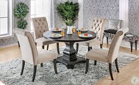 Rustic furniture depot is the largest rustic, farmhouse, western furniture and accessories store in the united states. Nerissa Antique Black Round Dining Room Set From Furniture Of America Coleman Furniture