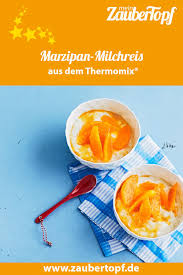 Cremiger Marzipan Milchreis Rezept Fur Den Thermomix Rezept Milchreis Rezept Rezepte Thermomix Marzipan