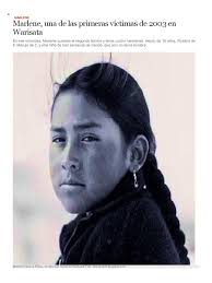 Marlene, Una de Las Primeras Víctimas de 2003 en Warisata