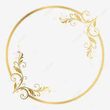 Elegant Circle Golden Frame Ornament Vector Illustration Swirl Ornate Element Png And Vector With Transparent Background For Free Download Gold Circle Frames Ornament Frame Blue Background Wallpapers