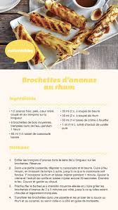 Brochettes D Ananas Au Rhum In 2020 Fruit Party Food Bbq