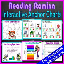 reading stamina kindergarten anchor charts