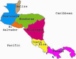 A detailed digital map of central america with all countries, major cities and roads. Central America Countries Central America Map Map Of Central America Countries Central America Central America Travel America