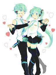 Hatsune Mikuo X Hatsune Miku Miku Vocaloid Piko Vocaloid Mayu