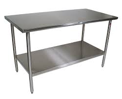 Global kitchens and interios solutions. John Boos 16ga Stainless Steel Work Table With Shelf