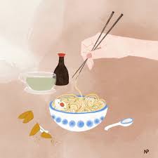 Wifflegif has the awesome gifs on the internets. Gif Asian Food Noodles Chopsticks Food Drawing Soy Pho In 2021 Food Illustration Art Illustration Food Food Drawing