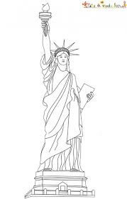 The statue of liberty (french: Coloriage Statue De La Liberte Coloriage Monument Tete A Modeler