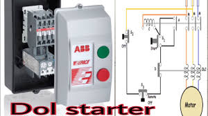Magnetic motor controllers use electromagnetic energy for closing switches. Dol Starter And How To Wiring Dol Starter Connection Youtube