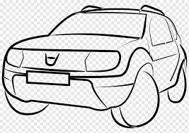 Encourage your children to draw their favorite trucks. Car Sport Utility Vehicle Coloring Book Mini Drawing Car Compact Car Angle Truck Png Pngwing