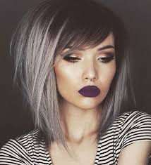 Black And Grey Ombre Hair Bob Pin On Beauty Help Me