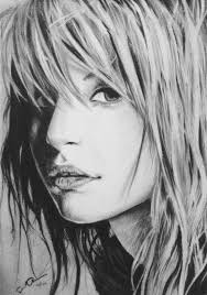 Beautiful Pencil Drawing My Art Teacher Told Me About This Hair Technique Not Drawing The Individual Hairs Onl Beautiful Pencil Drawings Pencil Drawings Art