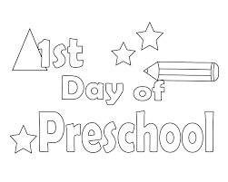 Get crafts, coloring pages, lessons, and more! First Day Of Preschool Coloring Pages Preschool Coloring Pages Preschool First Day School Coloring Pages