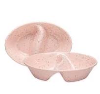 Amazon.com | bzyoo Confetti Divided Bowl Set of 2, 100 ...