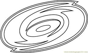 Carolina Hurricanes Logo Coloring Page Free Nhl Coloring Di 2020
