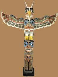 Ein totempfahl, seltener auch wappenpfahl genannt, ist eine monumentale skulptur, die aus einem großen baumstamm geschnitzt und anschließend bemalt wird. Totempfahl Bedeutung Erklarung Und Herkunft