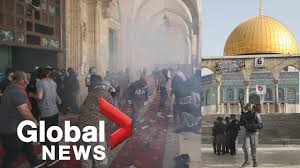 Millions of feet have walked the. Israeli Forces Fire Tear Gas Stun Grenades At Palestinians Inside Al Aqsa Mosque In Jerusalem Youtube