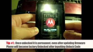 You can unlock phones using special unlocking software connec. Unlock Motorola How To Unlock Any Motorola Phone By Subsidy Unlock Code Instructions Tutorial Youtube