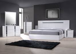 Shop allmodern for modern and contemporary queen bedroom sets to match your style and budget. J M Furniture Palermo White Lacquer With Chrome Accents Queen Size Bedroom Set
