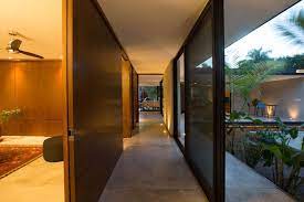 The hendrick is a beautiful mountain ranch house plan with a terrific outdoor connection. This New Modern House Has Made A Real Commitment To Indoor Outdoor Living Contemporary House New Modern House Indoor Outdoor Living