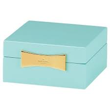 Crafted from lenox ivory fine china. Lenox Kate Spade New York Turquoise Square Jewelry Box In 2021 Jewelry Organizer Box Square Jewelry Girls Jewelry Box