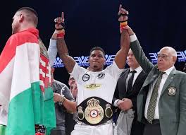 Merhy, 26 ans, a mis k.o son adversaire, le hongrois imre szello, 36 ans, au 7e des 12 rounds. Ryad Merhy Champion Du Monde Wba Interim Des Lourds Legers Autres Sports 7sur7 Be