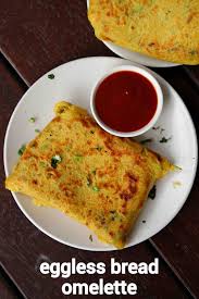 Eggless Bread Omelette Recipe Vegetarian Omelette No Egg Omelette Recipe Omlet Recipes Indian Food Recipes Vegetarian Recipes