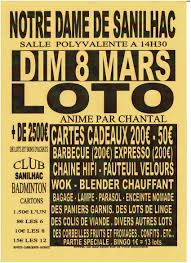 Accéder à la vue calendaire des tirages fdj®. Loto Du Club Le 8 Mars Sas Badminton Notre Dame De Sanilhac Perigueux