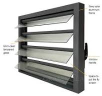 Best Hurricane Impact Aluminium Glass Louver Windows With ...