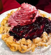Knott S Berry Farm Boysenberry Funnel Cake Food Pairings Food Pie Eating Contest