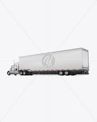Download Truck Mockup Back Half Side View In Vehicle Mockups On Yellow Images Object Mockups PSD Mockup Templates