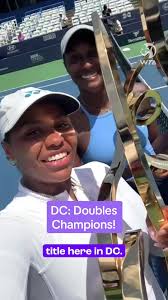 Taylor Townsend y Asia Muhammad ganan el título en DC