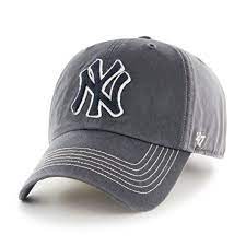 Mlb New York Yankees Cronin 47 Clean Up Adjustable Hat Charcoal One Size Charcoal Hats For Men Hats Yankees Hat