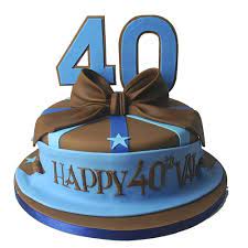The price of birthday cakes has decreased, consequently, more cakes were created. 40 Th Birthday Cake For Him