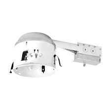 Halo H27rt 6 Inch Shallow Ceiling Remodel Recessed Housing 120 Volt Ac White Powder Coated Recessed Lighting Indoor Fixtures Lighting