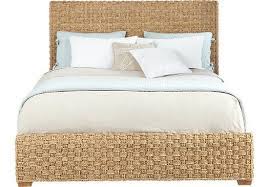 Coastal View 3 Pc Queen Woven Bed King Bedroom Furniture Coastal Bedroom Furniture Coastal Cottage Bedroom