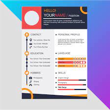 Download Cv Kreatif Unik Bisa Di Edit Coreldraw Guru Corel In 2021 Cv Kreatif Creative Cv Template Desain Cv