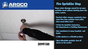 A fire sprinkler system is a great added piece of security that can protect your family and home. Fire Safety Sprinkler Shut Off Tool Youtube