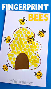 Bubble Wrap Beehive Fingerprint Bee Craft Crafty Morning Fingerprint Crafts Bee Crafts Preschool Crafts