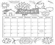 Have students put an x or colored dot in the appropriate weather row each day. Calendar Coloring Pages To Print Calendar Printable