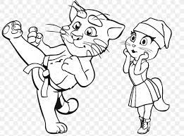 Talking tom and friends coloring pages. Talking Tom And Angela 2 Coloring Page Free Printable Coloring Pages For Kids