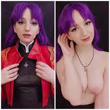 Misato from Evangelion by Ellie Haze - NudeCosplayGirls.com