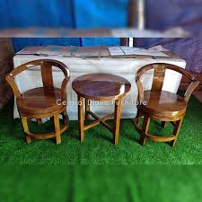 Jual Kursi Meja Teras Putar Cafe Kayu Jati Minimalis Furniture Jepara Terbaru Juni 2021 Blibli