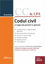 Codul de procedură civilă actualizat la 1 octombrie 2020 editura solomon. Codul Civil Si Legea De Punere In Aplicare Act 14 06 2019 Ed A19 A Editura Hamangiu